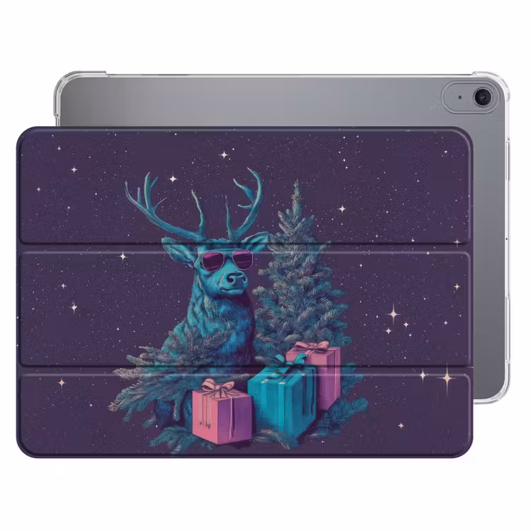 iPad hoes - Rendier - Zonnebril - Neon - Kerstboom — 1