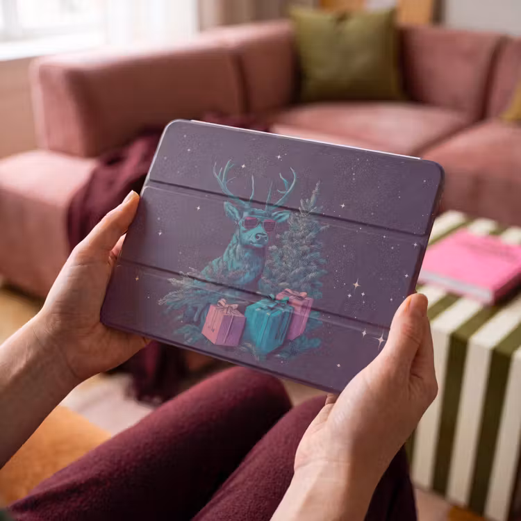 iPad hoes - Rendier - Zonnebril - Neon - Kerstboom — 4