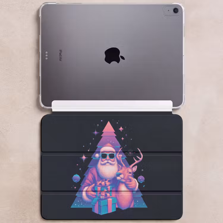 iPad hoes - Retro - Kerstman - Rendieren - Kerstboom — 6