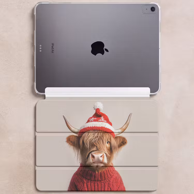 iPad hoes - Schotse Hooglander - Kerst - Muts - Trui - Winter — 6