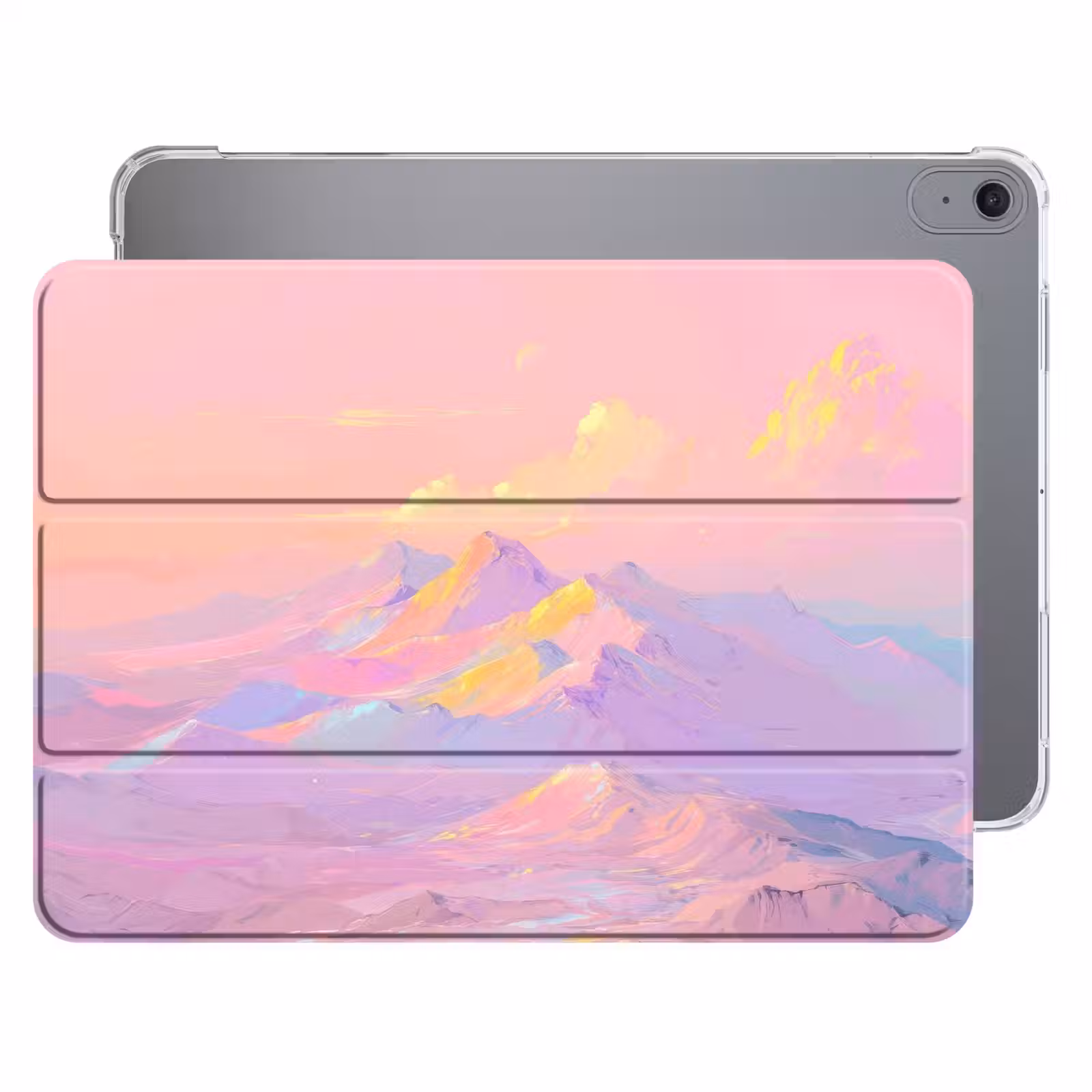 iPad hoes - Bergtoppen - Wolken - Dromerig — 1