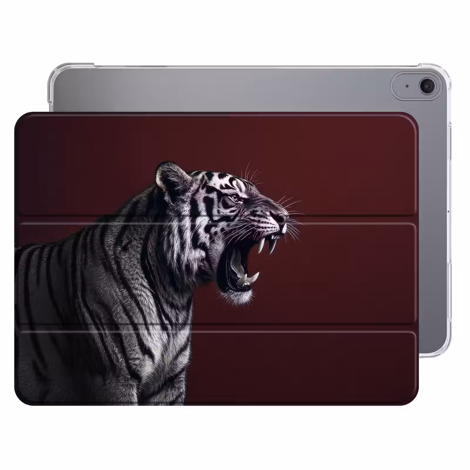 iPad hoes - Tijger - Brult - Bordeaux — 1
