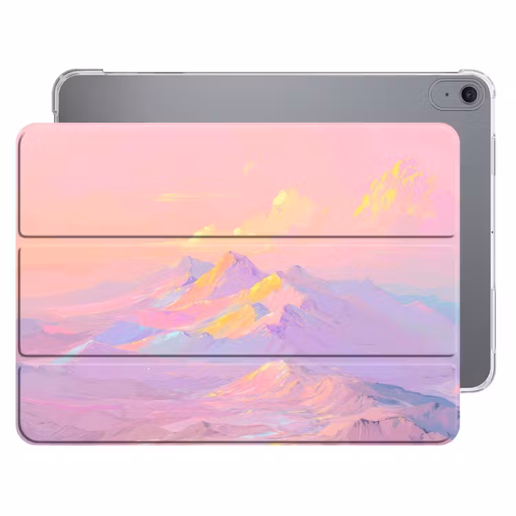 iPad hoes - Bergtoppen - Wolken - Dromerig — 1