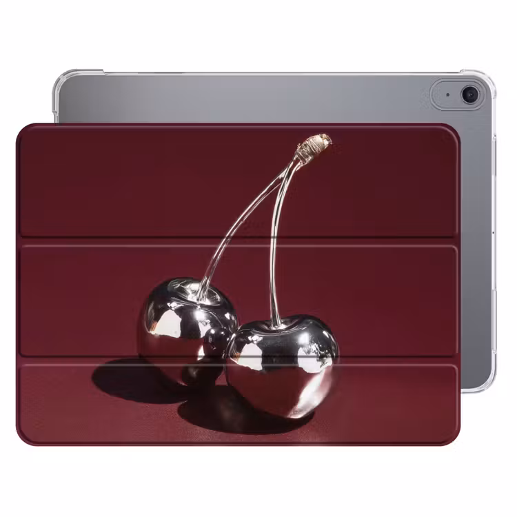 iPad hoes - Kersen - Glanzend - Bordeaux — 1