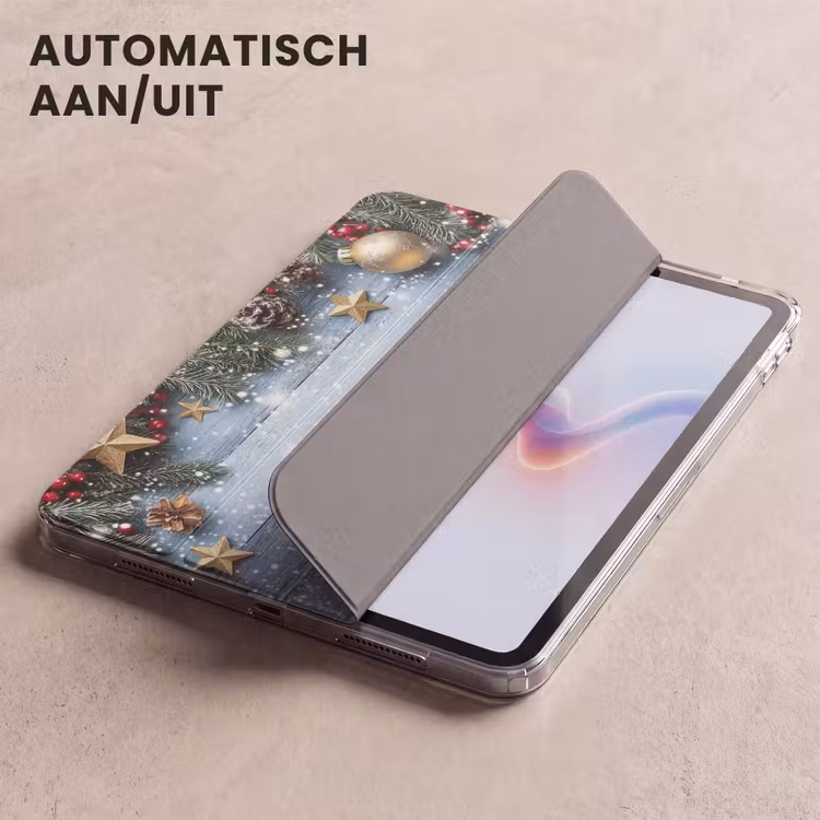 iPad hoes - Kerstomlijsting - Sneeuw - Meerkleurig — 5
