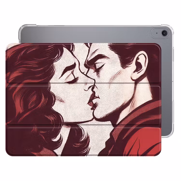 iPad hoes - Kussen - Personen - Retro - Bordeaux — 1
