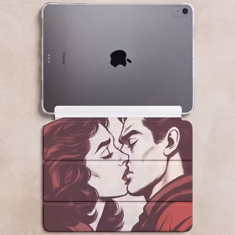 iPad hoes - Kussen - Personen - Retro - Bordeaux — 6