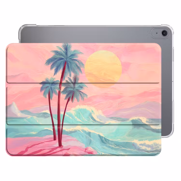 iPad hoes - Palmbomen - Golven - Zee — 1