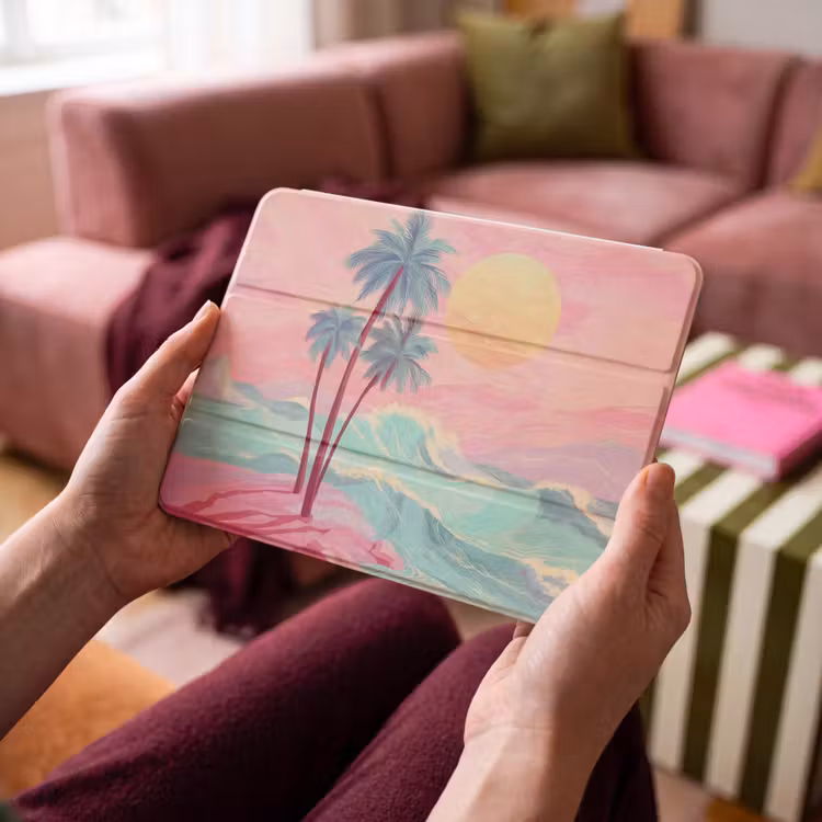 iPad hoes - Palmbomen - Golven - Zee — 4