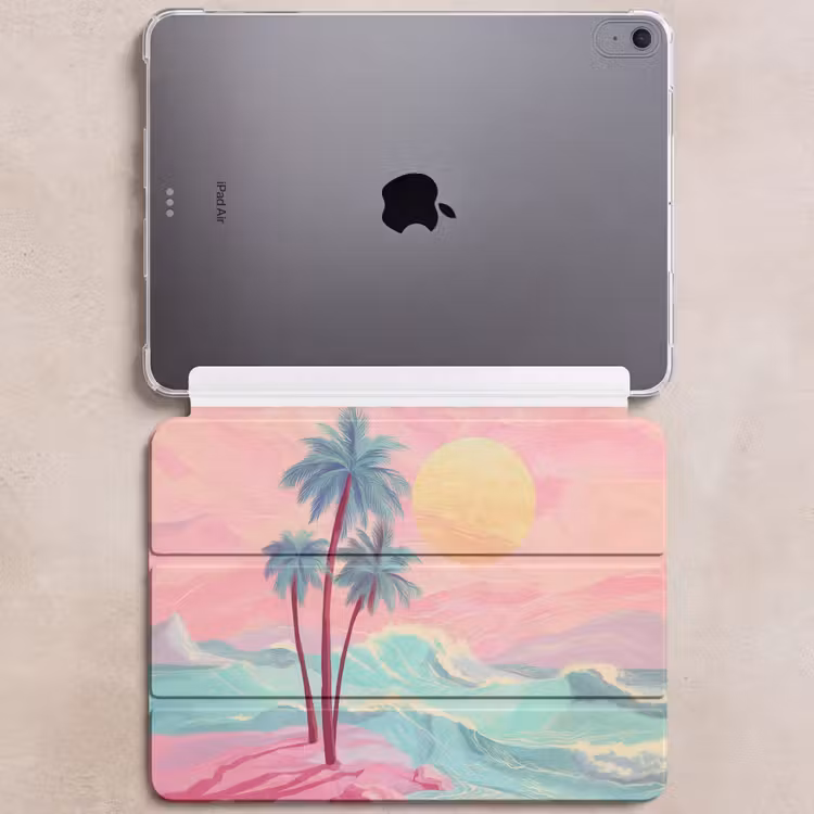 iPad hoes - Palmbomen - Golven - Zee — 6