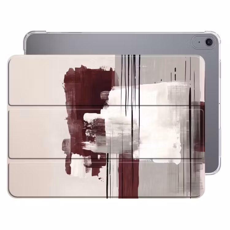 iPad hoes - Penseelstreken - Abstract - Lijnen - Rood — 1