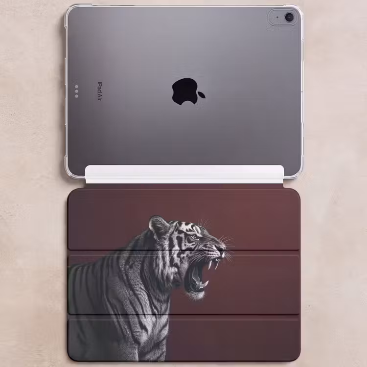 iPad hoes - Tijger - Brult - Bordeaux — 6