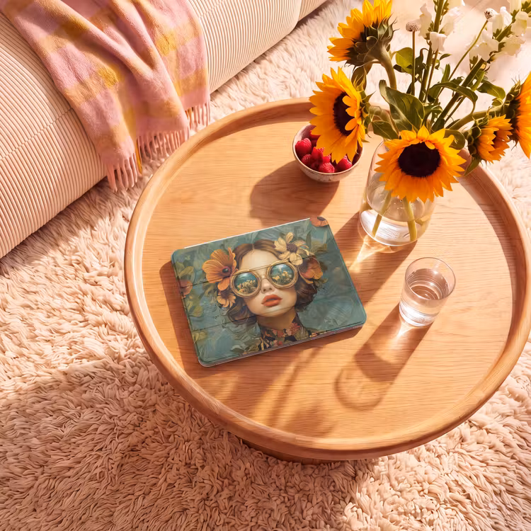 iPad hoes - Vrouw - Bloemen - Vlinders - Natuur - Vintage — 2