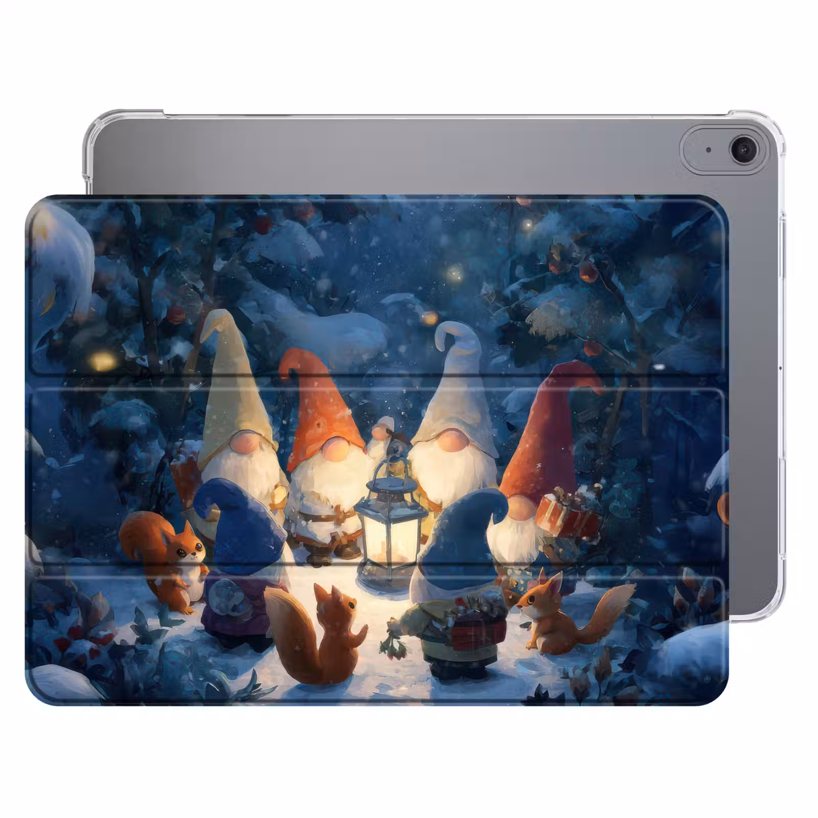 iPad hoes - Winter - Gnooms - Eekhoorns - Meerkleurig — 1