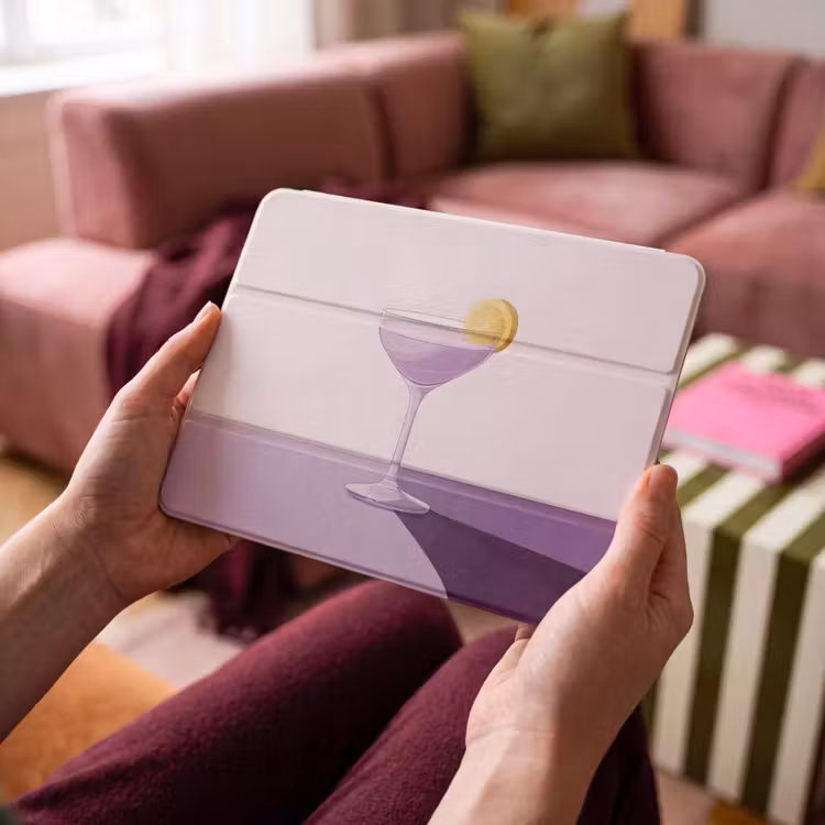 iPad hoes - Cocktail - Paars - Minimalistisch - Citroen — 4