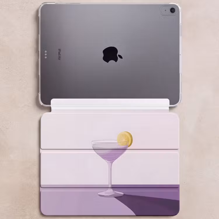 iPad hoes - Cocktail - Paars - Minimalistisch - Citroen — 6