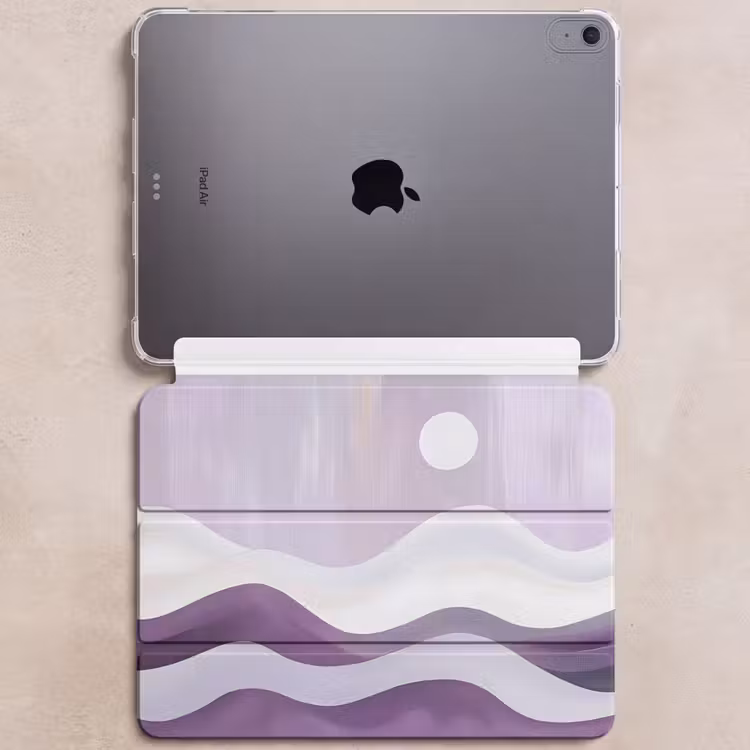iPad hoes - Golven - Heuvels - Abstract - Paars — 6