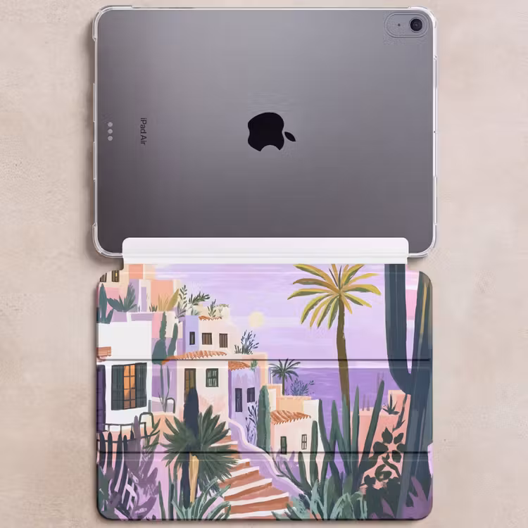 iPad hoes - Huizen - Minimalistisch - Palmbomen - Kust — 6