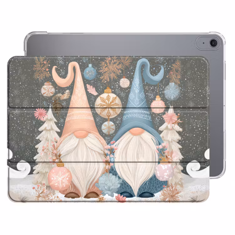 iPad hoes - Kerst - Gnomen - Pastel — 1