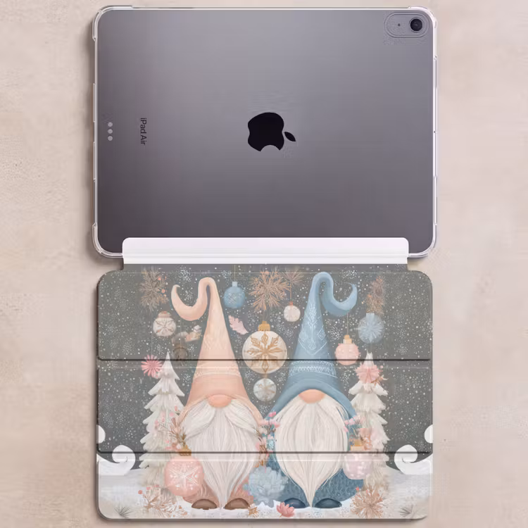 iPad hoes - Kerst - Gnomen - Pastel — 6