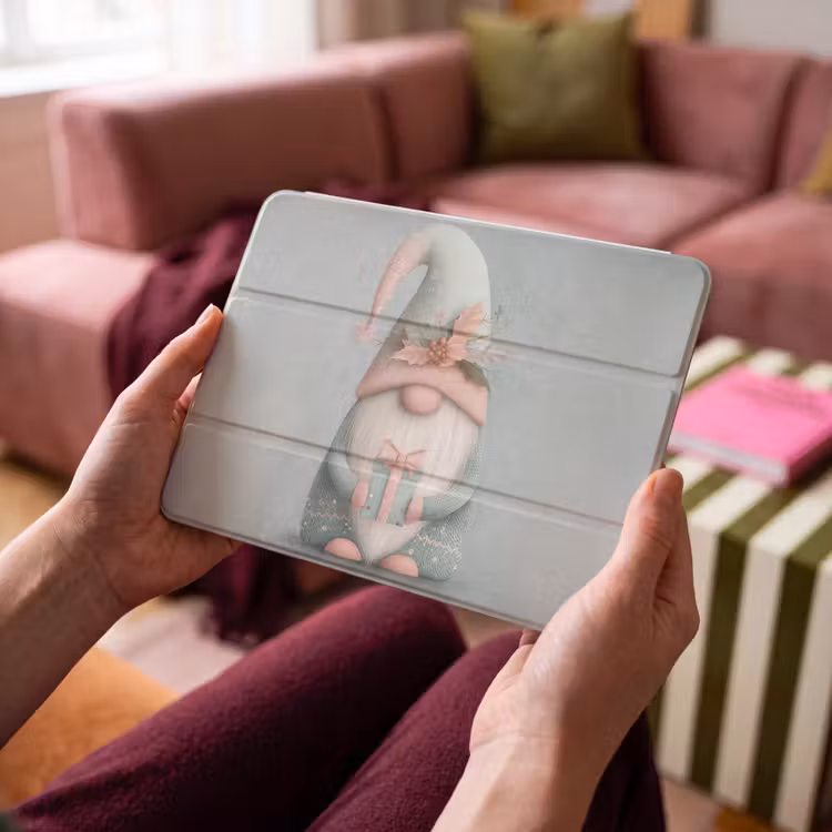 iPad hoes - Kerstgnome - Cadeau - Groen — 4