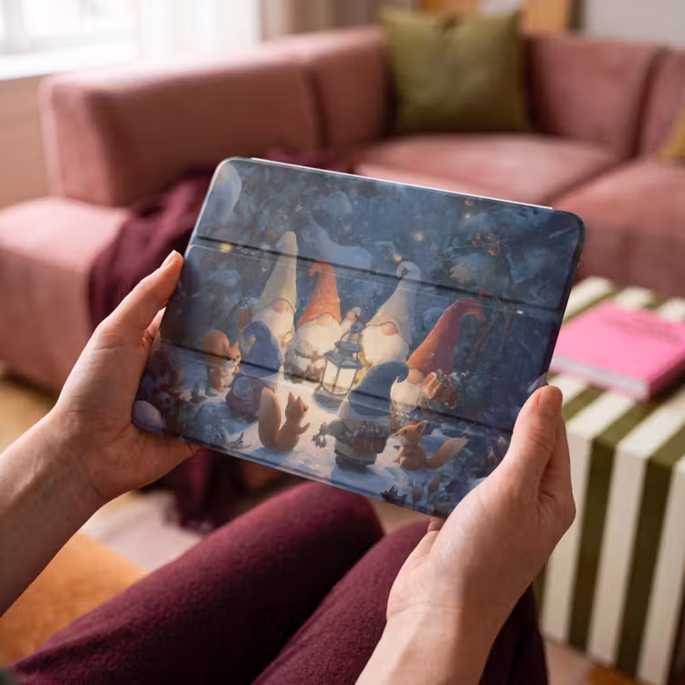 iPad hoes - Winter - Gnooms - Eekhoorns - Meerkleurig — 4