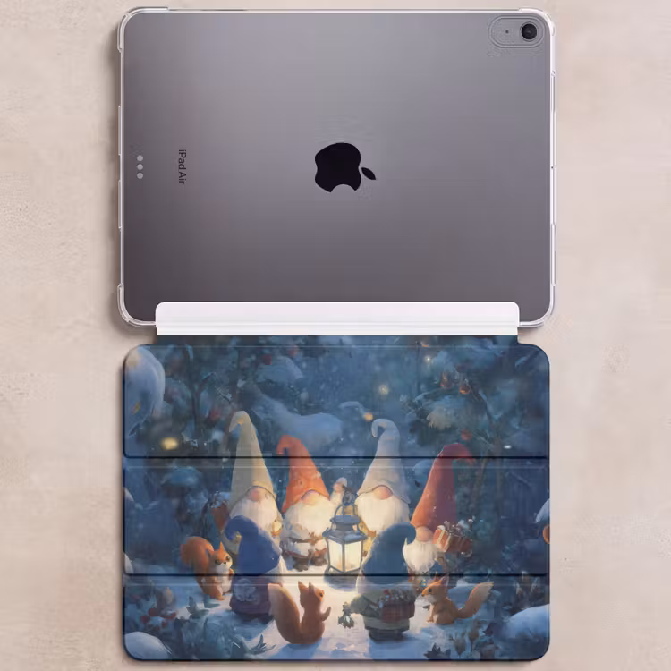 iPad hoes - Winter - Gnooms - Eekhoorns - Meerkleurig — 6