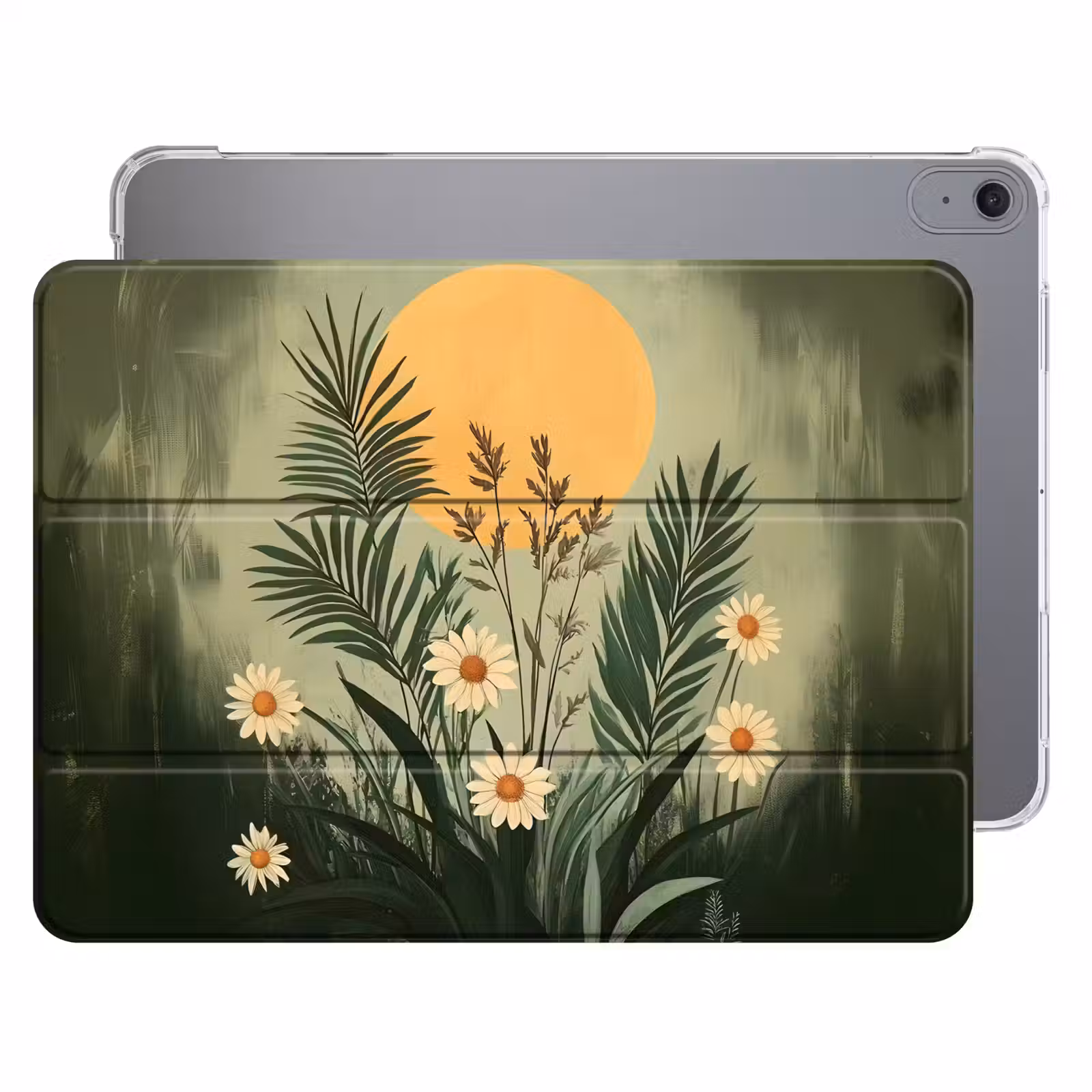 iPad hoes - Bloemen - Bladeren - Zon - Groen — 1