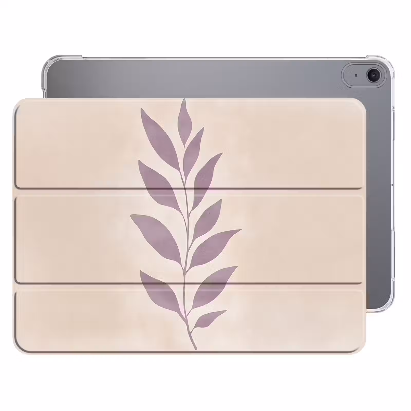 iPad hoes - Tak - Bladeren - Minimalistisch - Beige — 1