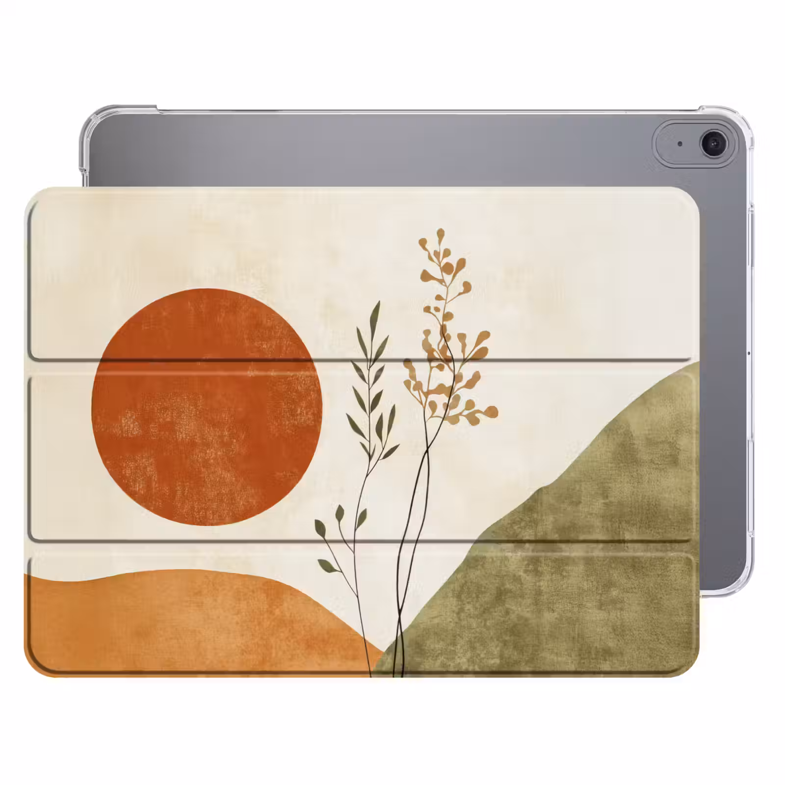 iPad hoes - Zon - Abstract - Takken - Oranje — 1