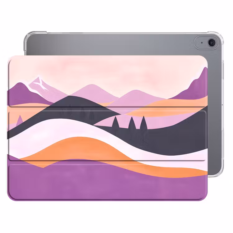 iPad hoes - Abstract - Heuvels - Bomen - Groen — 1