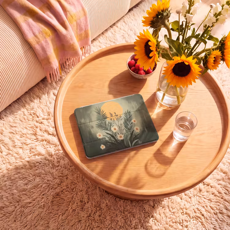 iPad hoes - Bloemen - Bladeren - Zon - Groen — 2