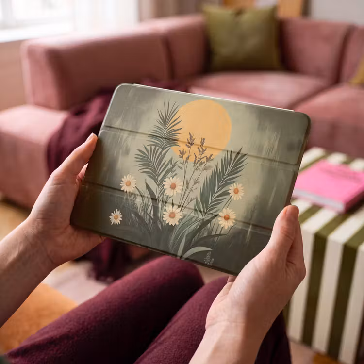 iPad hoes - Bloemen - Bladeren - Zon - Groen — 4