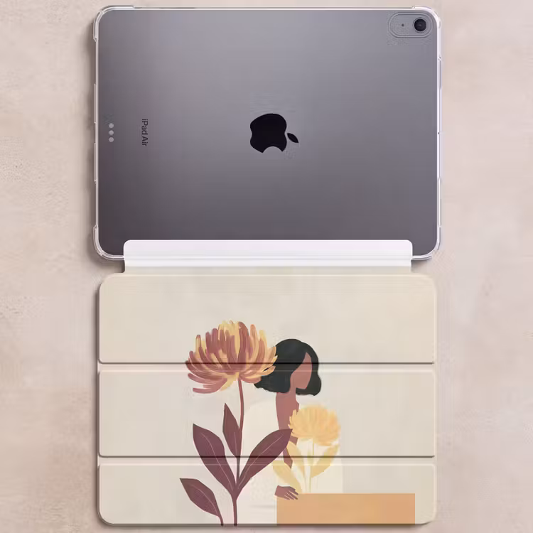 iPad hoes - Vrouw - Minimalistisch - Bloem — 6