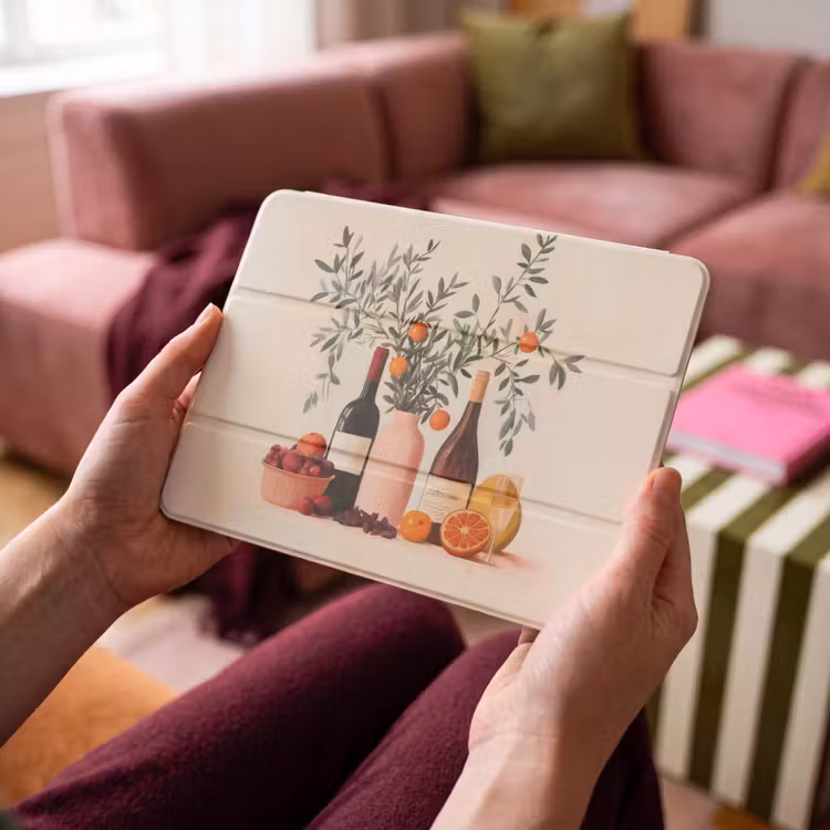 iPad hoes - Wijnflessen - Takken - Sinaasappels — 4