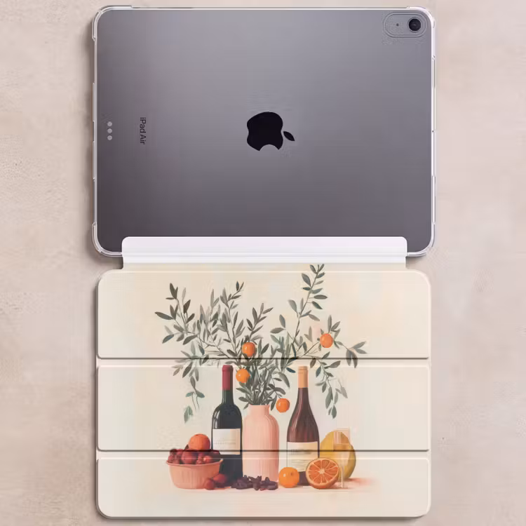 iPad hoes - Wijnflessen - Takken - Sinaasappels — 6