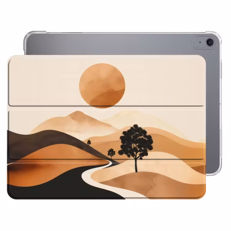 iPad hoes - Zon - Heuvels - Boom - Abstract — 1