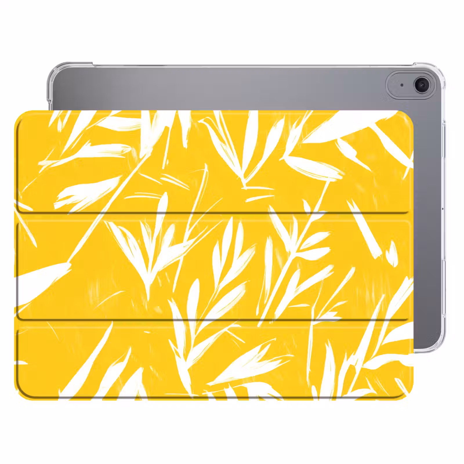 iPad hoes - Abstract - Bladeren - Geel - Penseelstreken — 1