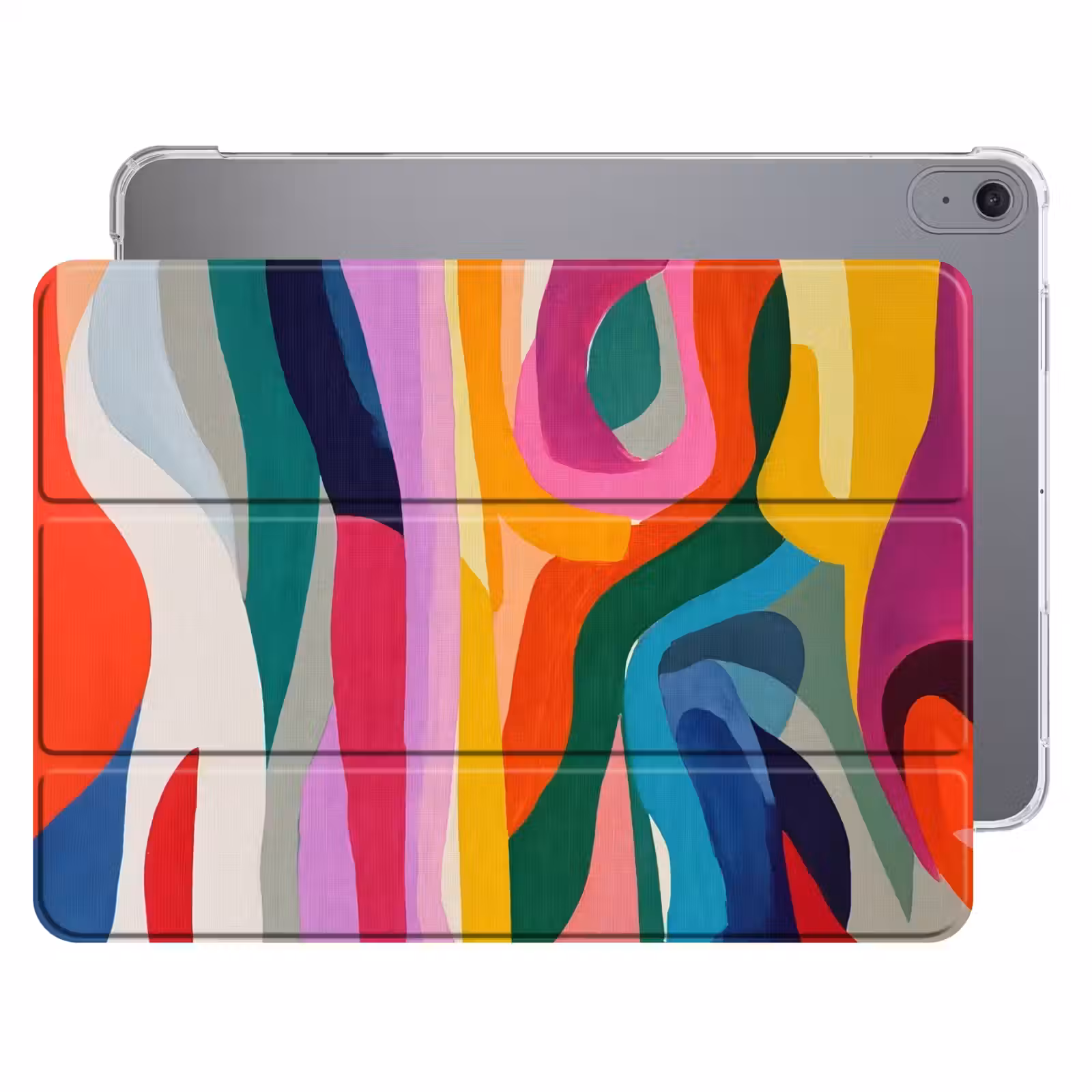 iPad hoes - Abstract - Kleurrijk - Golven - Lijnen — 1