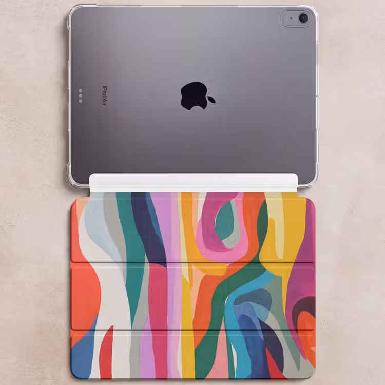 iPad hoes - Abstract - Kleurrijk - Golven - Lijnen — 6