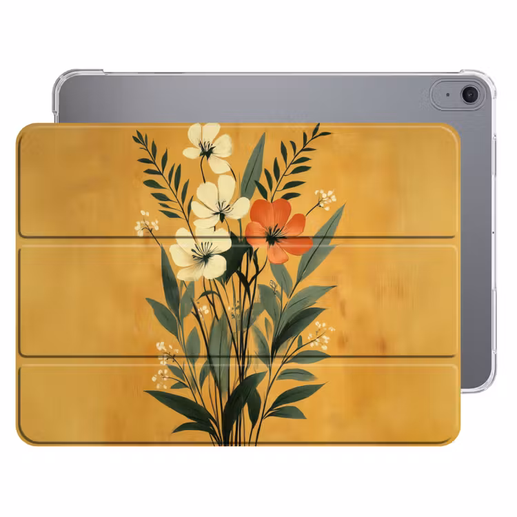 iPad hoes - Bladeren - Boeket - Bloemen - Geel — 1