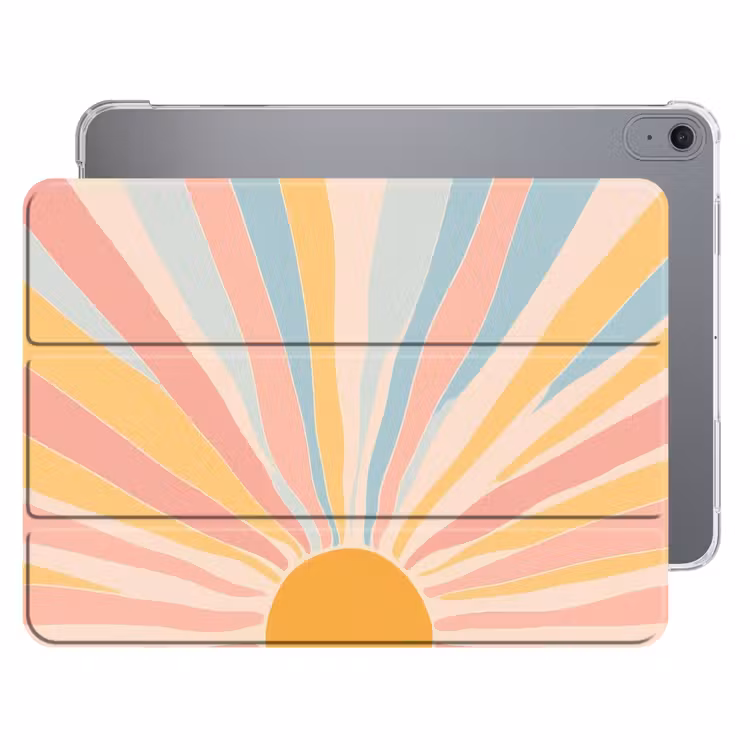 iPad hoes - Illustratie - Zon - Pastelkleuren — 1