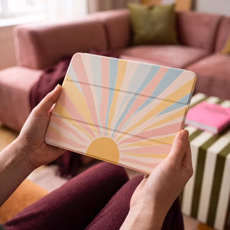 iPad hoes - Illustratie - Zon - Pastelkleuren — 4