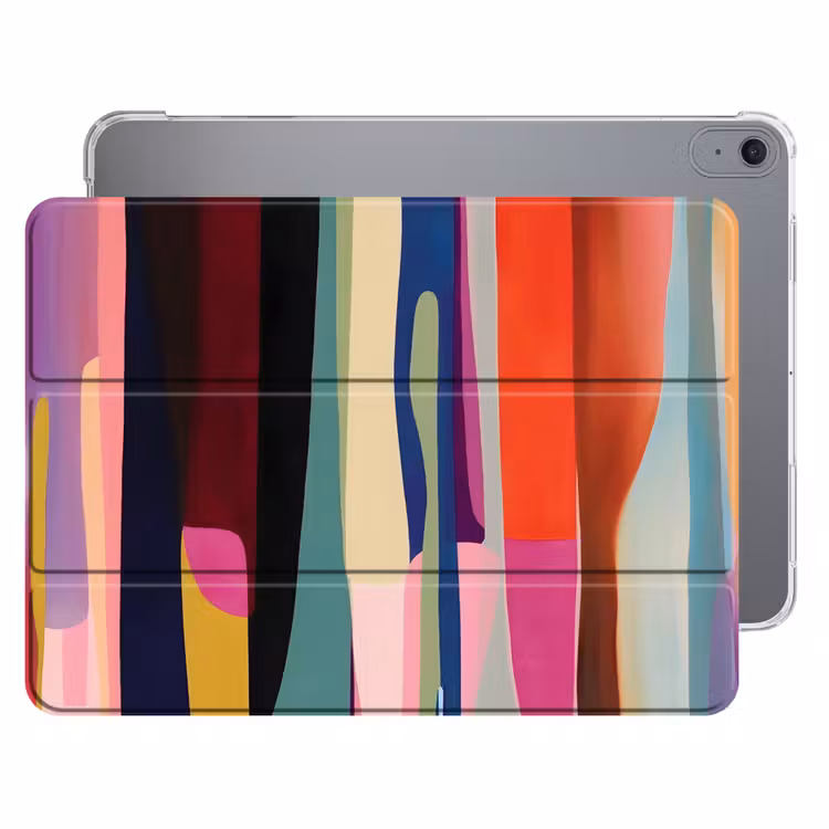 iPad hoes - Kleurbanen - Verticaal - Kleurrijk — 1
