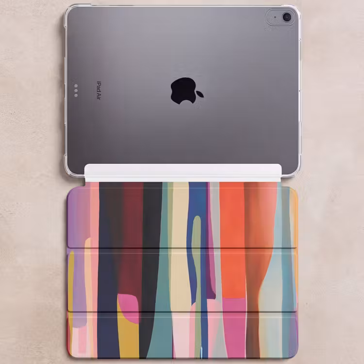 iPad hoes - Kleurbanen - Verticaal - Kleurrijk — 6