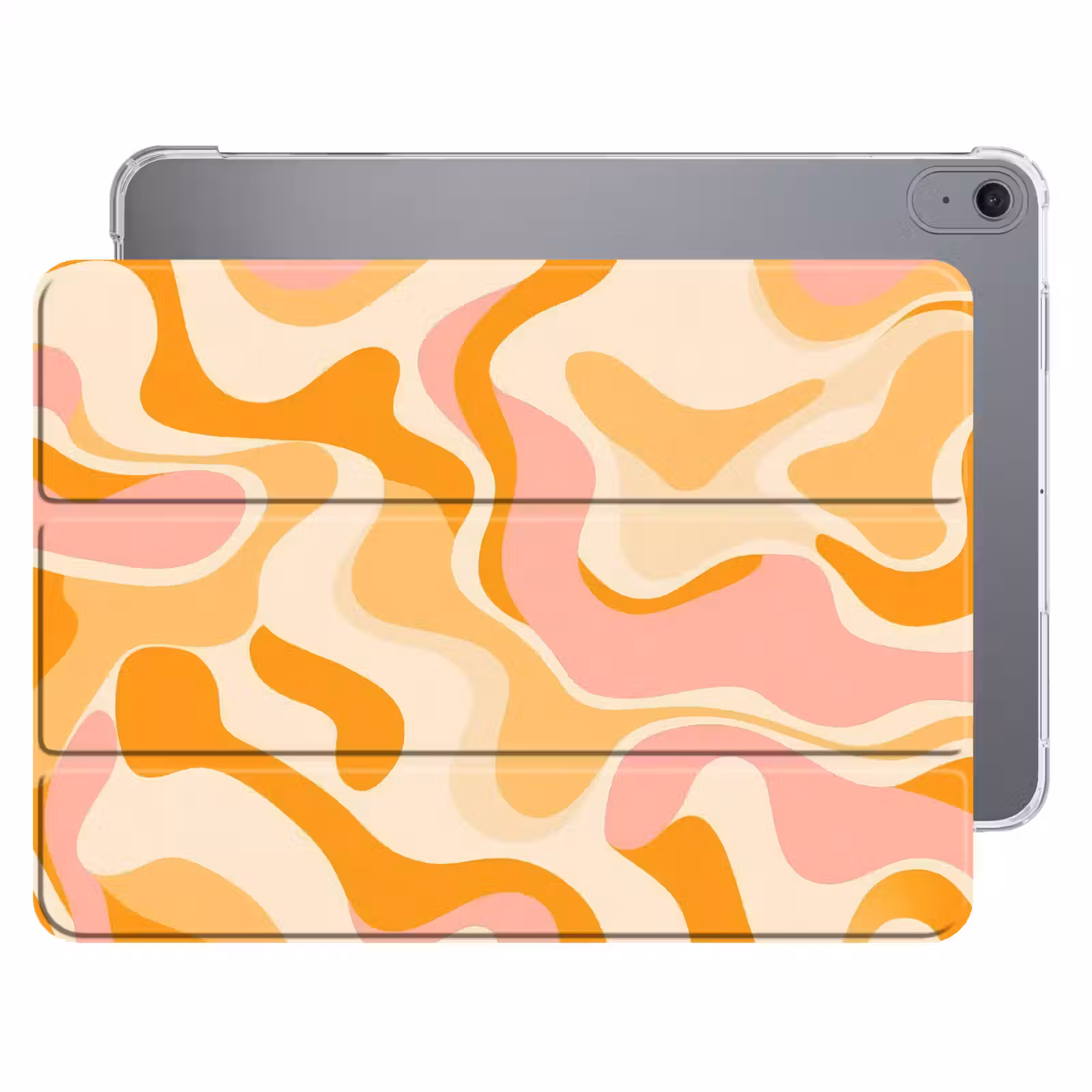 iPad hoes - Abstract - Golvend - Oranje — 1