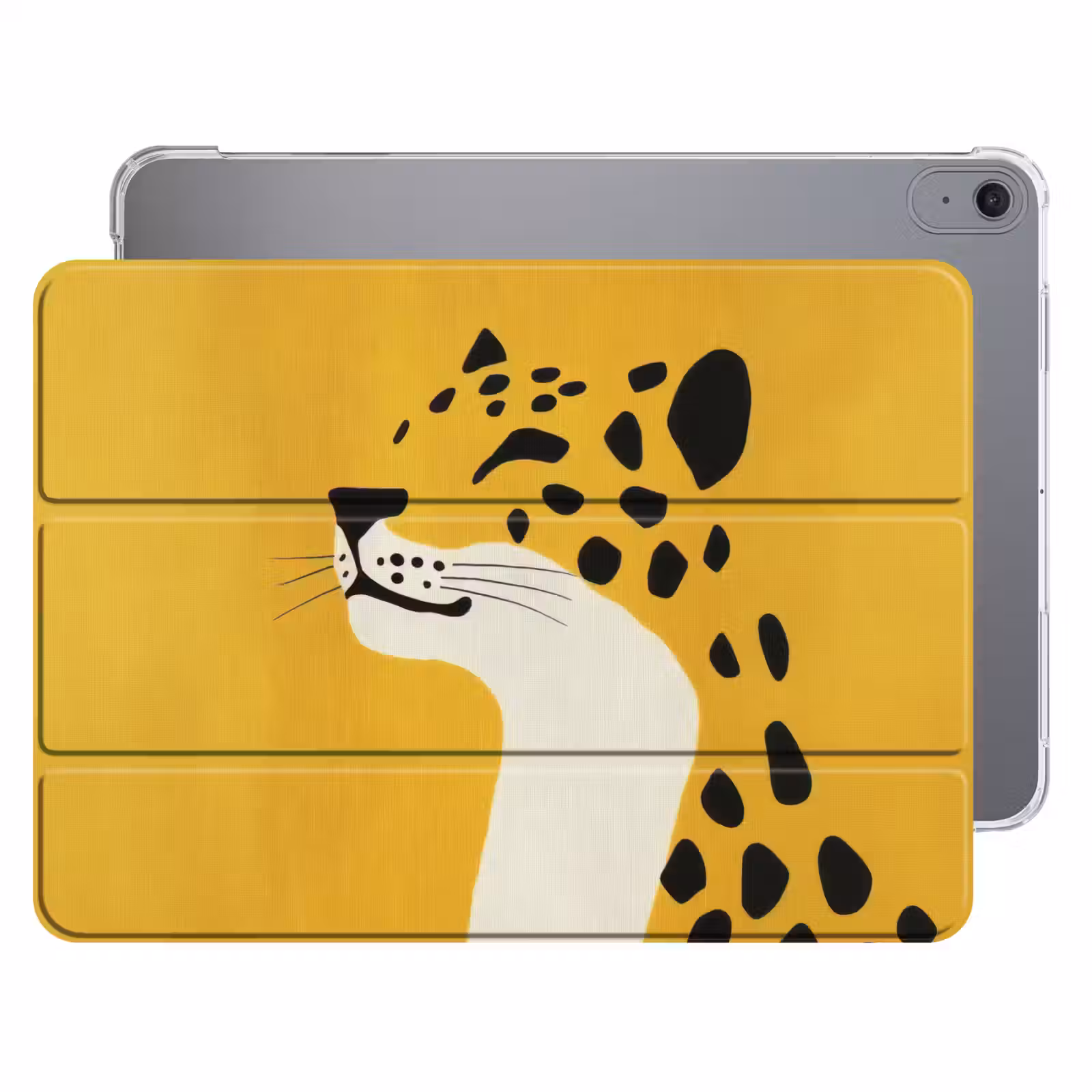 iPad hoes - Cheetah - Illustratie - Geel — 1