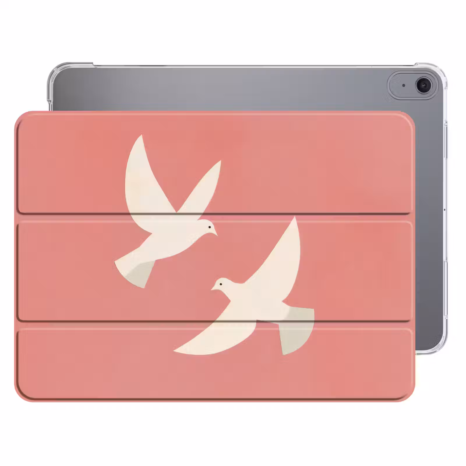 iPad hoes - Duiven - Wit - Sierlijk — 1