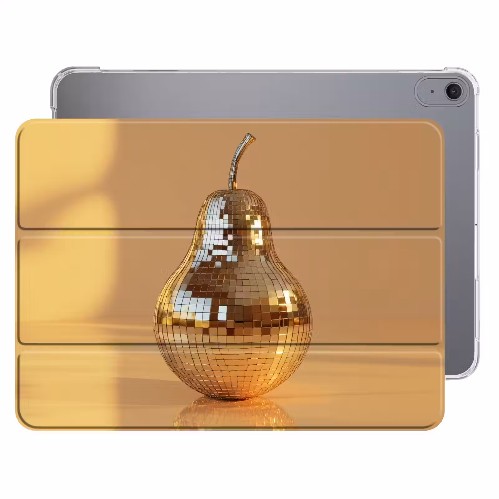 iPad hoes - Goud - Disco - Glitter - Peer — 1