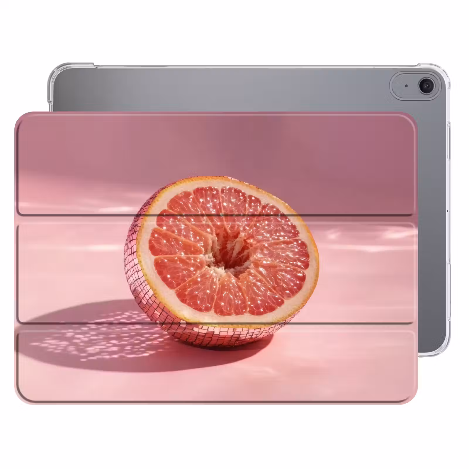 iPad hoes - Grapefruit - Roze - Disco - Shiny — 1